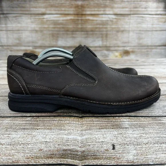 Clarks | Shoes | Clarks Senner Falls Brown Loafers Men Size  display picture 1